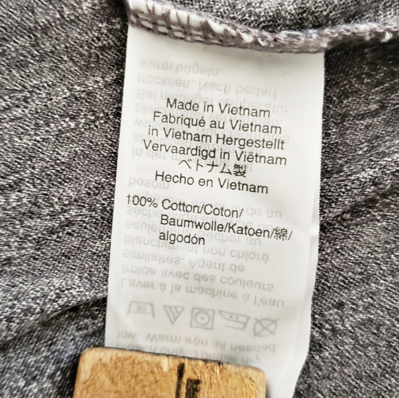 ‼SOLD‼ Madewell Whisper V-neck pocket Tee Gray - Picture 7 of 11